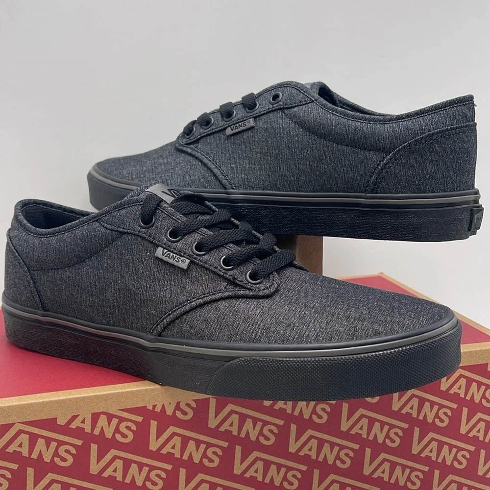 Vans Women’s Atwood (Varsity Textile) Black/Pewter VN0A45J9VEJ Sneakers